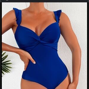 Navy blue swimsuit